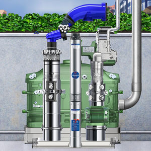QJ pompe de puits profond à un étage pompe à diaphragme centrifuge en acier inoxydable à levage complet horizontale pour <span class=keywords><strong>l</strong></span>'arrosage utilisation submersible - Product Image 3