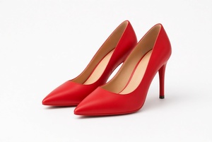 Sandales élégantes pour femmes en cuir véritable nude à talon haut avec bride à la cheville, bout ouvert et fermeture à boucle, chaussures d'été - Product Image 4
