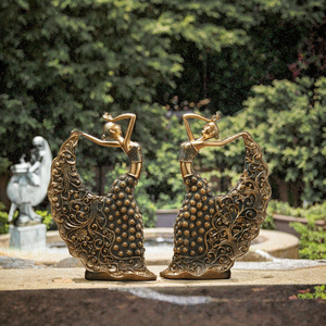 Bán Buôn Ấn Độ Nhảy Múa Phụ Nữ Nhựa Bức Tượng Điêu Khắc Thủ Công Mỹ Nghệ Trang Trí Nội Thất Nghệ Thuật Bức Tượng Mô Hình Cho Phòng Khách - Product Image 4