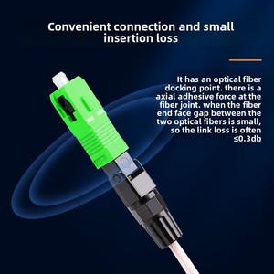 Chất lượng cao SC-SC APC SM Simplex sợi quang kết nối giá rẻ SC/APC sợi Adapter cho sợi thử nghiệm kết nối nhanh - Product Image 2