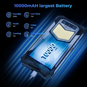[Estreno Mundial] Teléfono Celular Resistente <span class=keywords><strong>Oukitel</strong></span> <span class=keywords><strong>WP26</strong></span>, 10000mAh, 8GB, 256GB, Smartphone con Cámara Nocturna de 48MP+20MP, Teléfono Móvil, MTK P90 - Product Image 6