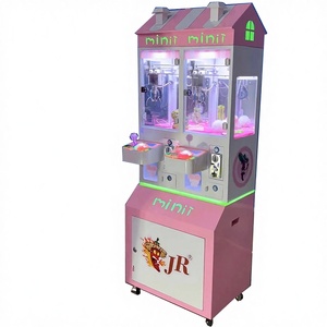 Mini Prize Crane Claw Máquina de juego que funciona con monedas para diversión y juego interactivo - Product Image 1