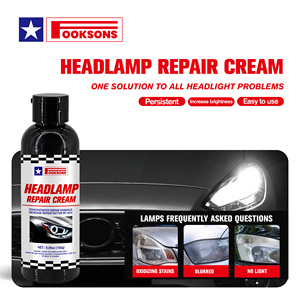 Crème de réparation de phares AKSGRP 150g, Rénovateur de lentilles de phares, Bouteille blanche, <span class=keywords><strong>Feux</strong></span> de <span class=keywords><strong>voiture</strong></span>, Modèle avec une durée de vie d'un an - Product Image 3