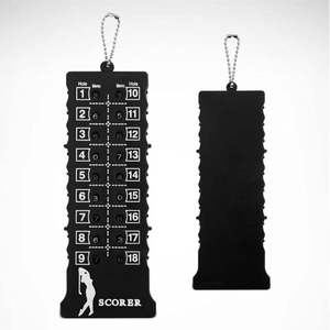 Compteur de score de golf personnalisé en gros avec logo, dispositif de notation de golf en plastique 18 trous, accessoire durable en ABS, compteur de coups de golf - Product Image 5