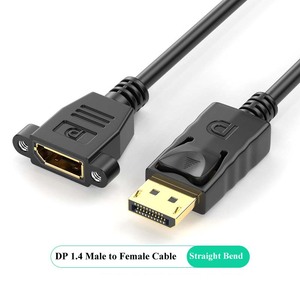 Câble d'extension plaqué or pour homme et femme, gaine en PVC, cuivre sans oxygène 4K/60Hz pour connexion HDTV, moniteur, ordinateur - Product Image 6