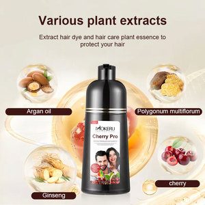 Productos de <span class=keywords><strong>Tinte</strong></span> para el Cabello de Fabricación China, 400 ml, Marca Privada Personalizada, Champú para Cabello Negro, 100% de Cobertura para Cabello Blanco - Product Image 5