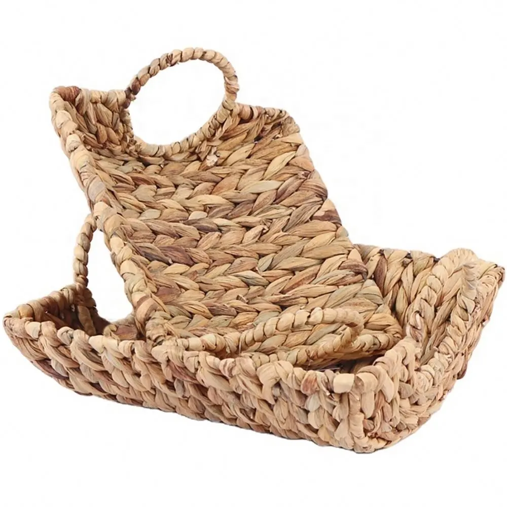2022 hot wholesale cane proofing weave wicker picnic round kitchen woven bread rattan basket