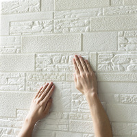 Nouveau design 3d Carrelage mural Décoration Design 3d Brique Pe Mousse Papier peint/panneau mural/autocollant Décoration intérieure