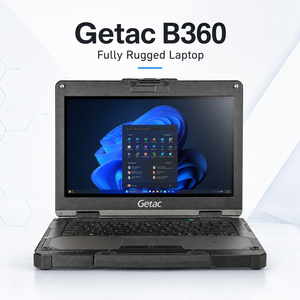 โน้ตบุ๊ก Getac B360 รุ่นใหม่ แข็งแรงทนทาน หน้าจอสัมผัส 13.3 นิ้ว คอมพิวเตอร์อุตสาหกรรม 11 Pro สำหรับงานภาคสนามกลางแจ้ง B360 Core - Product Image 1