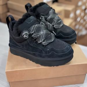 Bottes de neige UGGS pour femmes, de luxe, automne et hiver, de qualité supérieure, en laine, augmentant la taille - Product Image 2