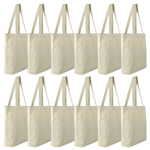 Sac en toile de coton personnalisable avec logo, taille moyenne, écologique, anti-poussière, sac de rangement pour chaussures - Product Image 1