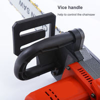 Scie à chaîne professionnelle de 12 pouces, robuste, sans fil, batterie au lithium, moteur sans balais, 21V 2200W, haute puissance