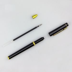 豪华质感中性笔 塑料材质 精致夹式笔帽 定制徽标雕刻 UV印刷 0.5毫米笔尖 高级商务款 - Product Image 6