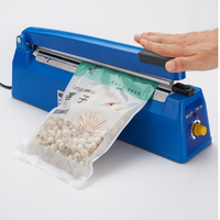 Machine manuelle d'emballage de film plastique pour sac feuille d'aluminium papier thermoscelleuse à impulsion 300mm