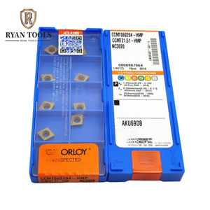 Ccmt060204 ccmt09t302 ccmt09t304 CCMT120404-HMP nc3020 korloys Carbide chèn công cụ tiện CNC cắt chèn công cụ tiện - Product Image 3