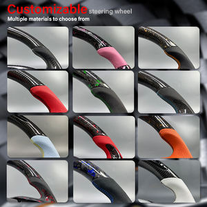 Volante de fibra de carbono de alta capacidad de respuesta adecuado para Volkswagen <span class=keywords><strong>Golf</strong></span> <span class=keywords><strong>MK7</strong></span> con variante <span class=keywords><strong>GTI</strong></span> GTD R Gts de respuesta instantánea - Product Image 4