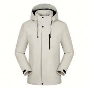 Design Custom Winter Women's Windbreaker <b>Jacket</b> with Hood OEM Print Pattern Breathable Plus Size Waterproof and Windproof - Product Image 1