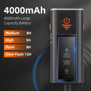 Phare de <span class=keywords><strong>vélo</strong></span> étanche à haute luminosité WEST BIKING, <span class=keywords><strong>lampe</strong></span> <span class=keywords><strong>LED</strong></span> rechargeable ultralégère pour <span class=keywords><strong>vélo</strong></span> - Product Image 6