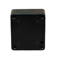 Boîtier de jonction électrique extérieur étanche IP65 en aluminium moulé sous pression noir anti-poussière MythEle pour électronique de circuits imprimés
