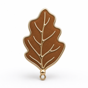 Pegatina Metálica Adhesiva para Teléfono con Relieve de Hoja de Roble y Bollo Dorado Antiguo, <span class=keywords><strong>Venta</strong></span> Directa de Fábrica, Regalo Souvenir Personalizado - Product Image 2
