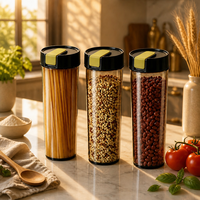 1000ml Kitchen spaghetti pasta package Bucket Jar multi purpose Rice noodle Food Storage conteneur