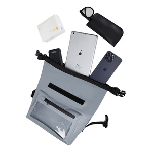 กลางแจ้งพีวีซีคลิปตาข่ายกันน้ำถุงแห้งสำหรับกีฬาปีนเขาแพ็คแห้งลอยน้ำได้กระเป๋าพาดลำตัวสำหรับเดินเขาขี่จักรยานล่องแพชายหาด - Product Image 3