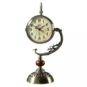 <span class=keywords><strong>Relojes</strong></span> <span class=keywords><strong>de</strong></span> mesa <span class=keywords><strong>de</strong></span> escritorio Retro redondos para decoración del hogar <span class=keywords><strong>de</strong></span> estilo antiguo europeo para oficina <span class=keywords><strong>de</strong></span> estudio en casa - Product Image 1