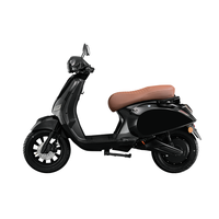 Scooter électrique à deux roues en alliage d'aluminium EEC Euro5, moteur sans balais, batterie au lithium amovible, autonomie de 120 km, étanche