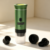 Machine à café portable sans fil 3 en 1, facile à utiliser, mini machine à expresso rechargeable pour les besoins de voyage, à domicile et en extérieur