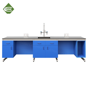 Cartmay Labor möbel Labor tisch Werkbank Chemisch beständige Labor arbeits bank mit Schrank - Product Image 2