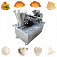 Machine à raviolis/samosas/pierogi/pelmeni/empanadas automatique de haute qualité en acier inoxydable, capacité de 80 pièces, ligne de production de raviolis