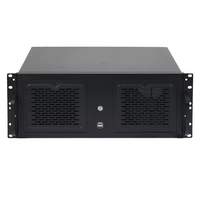 Châssis de contrôle industriel 4U de 19 pouces en stock chez le fabricant, ultra-court, profondeur 350 mm, boîtier de serveur ATX