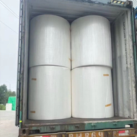 Papier toilette jetable Aierpa 1 plis en pâte de bois vierge, rouleau jumbo, vente en gros d'usine OEM/ODM depuis le Shandong