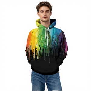 Tela de Forro Polar 100% Poliéster de Alta Calidad, Impresión Digital Sublimada, Ecológica, Antiarrugas, con Capucha, Ropa Urbana Personalizable - Product Image 3