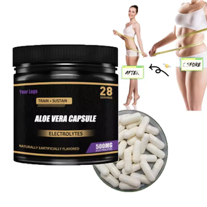 Supplément naturel d'Ausreson extrait d'aloe vera pilule amincissante 100 capsules d'aloe vera bio de désintoxication corporelle - Product Image 1