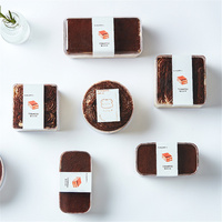 Conteneur d'Emballage Rapide pour Pâtisserie, Boîte à Gâteaux en Plastique PET Transparent pour Biscuits, Emballages en Plastique pour Boulangerie