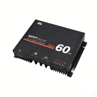 Contrôleur de charge solaire MPPT 12V 24V 60A avec protection IP54 Bluetooth, puissance PV maximale 800W/1600W pour camping-car et caravane