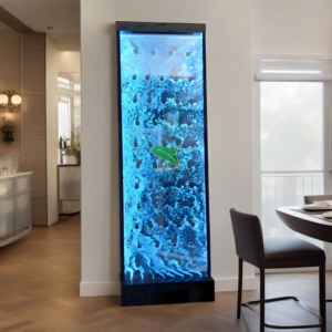 Colorido interior Led acrílico agua burbuja pared pantalla <span class=keywords><strong>Pub</strong></span> habitación divisor Bar y salón muebles - Product Image 1