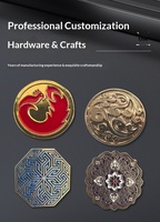 Badge de revers personnalisé en émail, Phénix chinois, en alliage de zinc émaillé dur, forme 3D, thème marathon, pour entreprises, vente en gros