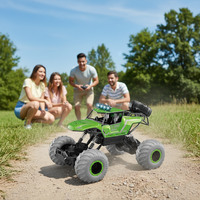 Camion RC tout-terrain en métal 1:10 avec musique pour passer du temps en plein air avec la famille et les amis