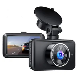 กล้องติดรถยนต์แบบคู่หน้าจอสัมผัส3 ",กล้องติดรถยนต์ FHD 1080P บันทึกการขับขี่รถยนต์มุมกว้าง170องศา