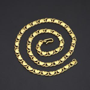 JXX Venta al por Mayor, Collar con Colgante de Moda Chapado en Oro de 24K, Joyería Personalizada para Mujeres y Hombres, Estilo Clásico, Material Principal Latón - Product Image 3