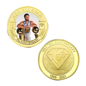 Colección de Monedas Conmemorativas de la <span class=keywords><strong>NBA</strong></span> <span class=keywords><strong>ALL</strong></span> <span class=keywords><strong>STAR</strong></span>, Steph Curry, Jugador de Baloncesto, Regalos de Baloncesto, Regalos para Fanáticos del Deporte - Product Image 5