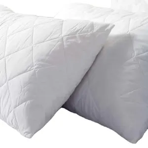 Hot Bán Không Thấm Nước Gối Bảo Vệ Khách Sạn Quilted Vua Gối Bị Bảo Vệ Với Dây Kéo