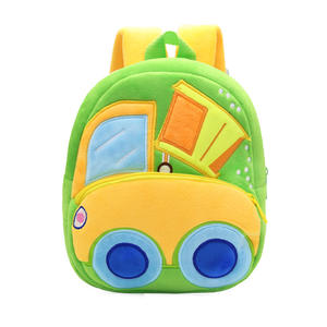 Di alta qualità simpatico veicolo da costruzione escavatore autocarro con cassone ribaltabile cartone animato peluche <span class=keywords><strong>Anime</strong></span> modello Unisex impermeabile <span class=keywords><strong>scuola</strong></span> - Product Image 5
