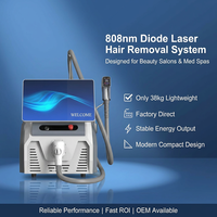 Appareil d'épilation au laser à diode portable 600W haute puissance modèle T4 755nm/1064nm/808nm semi-conducteur pour usage commercial et domestique