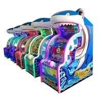 Machine à jetons de jeu de coureur de roue de requin de jeux d'arcade de loterie de billet de fortune