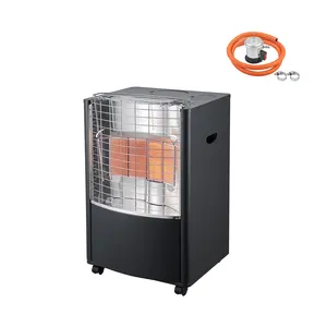 2024 Factory hot selling ckd Jordan LPG Good quality fast heating with 12 inch M metal casters indoor gas room heater for home