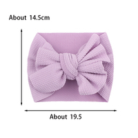 Nœud Souple Créatif de 19,5 cm pour Enfants d'Europe et d'Amérique, Accessoires Cheveux Bébé Nouveau-né Bandeaux pour Bébés