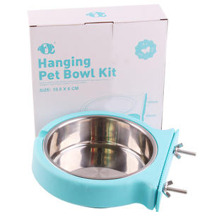 Tigela Removível de Aço Inoxidável para Cães, Tigela Suspensa para Gaiola de Animais de Estimação, Copo para Coelho, Gato, Filhote, Pássaro, Animais Pequenos - Product Image 2